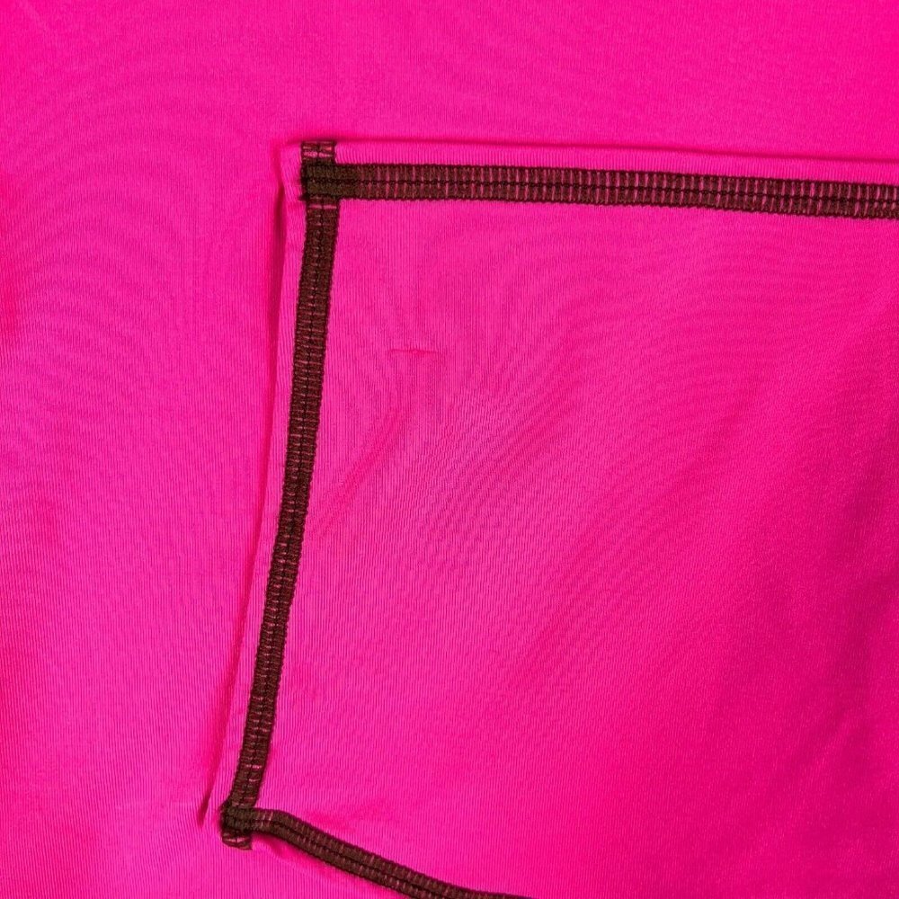 Athleta Shirt Womens Small Pink Summer Shade Rash Gaurd Surf Too Long Sleeve - Picture 4 of 11